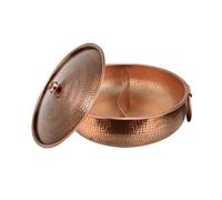 Cooking Pot Shabu Pot Induction Stainless Steel Pot Hot Handmade Soup Kitchen Dish(36cm)