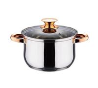 Cooking Pot, Stainless Steel Cooking Pot, Multipurpose Nonstick Cooking Pots with Lid, Multipurpose Large Capacity Kitchen Pots for Soup, Broth, Dessert and Soup