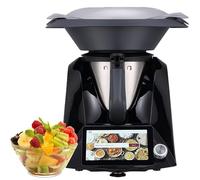 Cooking Robot Food Processor Multicooker, Touch Screen, 10+ Functions, Temperature Control 37-160℃, App Control, Self-Cleaning, Guided Recipes for Kitchen