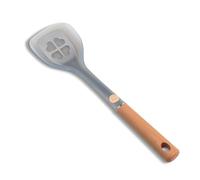 Cooking Silicone Spatula,600°F Heat Resistant Spatulas for Nonstick Cookware,Food Grade Silicone Spatula+Stainless Steel Core with Wooden Handle for Egg,Pancake,Fish,Cookie