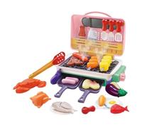 Cooking Simulator Toy - Color Changing Simulation Kids Pretend Kitchen Set, 1000g BBQ Grill Simulation Toys With Lights & Sounds | Reusable Little Chef Cooking Role Play Toy For Boys And Girls 3-8