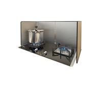 Cooking Splash Guards, Oil Splash Guard, Nonstick Oil, Oil Splatter Screen Board, Folding Stainless Steel Splatter Guard, Grease Splatter Guard, for Gas Stoves and Frying Pans ( Size : 50x80x45cm )