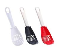 Cooking Spoon, 3-Piece Kitchen Set for Stirring & Cooking, Practical Egg Yolk Separator & Hand Garlic Grater, Gift Idea for Neighbours, Colleagues, Friends & Family