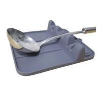 Cooking Spoon Holder - Heat Resistant Spoon, Stable Countertop Drip Holder, Convenient Multi-Use Tray, Silicone Kitchen Utensil Rest with Drip Pad for Meal Prep Home Apartment Dining Family Gathering