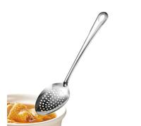 Cooking Spoon - Stainless Steel Slotted | Spoon with Hanging | Easy Handle Handle, Hanging Loop Function, Kitchen Development, Versatile Cooking Accessories for Everyday Use