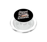 Cooking Stressed Spelled Backwards Desserts PopSockets PopGrip for MagSafe