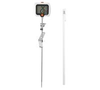 Cooking Temperature Gauge - Long Probe Kitchen Meter with Pot Clip,Digital Candy Temperature Gauge with Rotatable Display | for Cooking Grilling BBQ Restaurant Outdoor Sugar Brewing