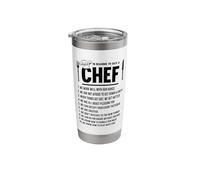 Cooking Ten Reasons to Be A Chef Kitchen Culinary Restaurant Stainless Steel Insulated Tumbler