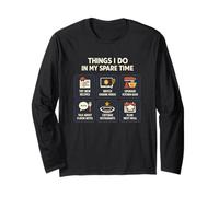 Cooking Things I Do in My Spare Time Chef Foodie Long Sleeve T-Shirt