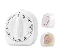Cooking Timer For Elderly - 60 Minute Countdown With Loud Alarm | 3.27 Inch Visual Backtimer Mechanical Kitchen Timer For Home, Office, Classroom, Study, Work, Learning, Time Management