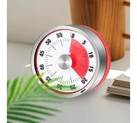 Cooking Timer,Visual Mechanical Kitchen Cooking Timer | Stainless Steel Tool Countdown From 0 to 60 Minutes for Meal Prep Chef Students Teachers Adults