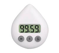 Cooking Timer - Waterproof Kitchen Countdown Clock, Digital Suction Cup Alarm | Multipurpose Timer for Shower, Study, Baking, Classroom, Large LCD Screen and Loud Ringing Alerts Gym Training