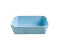 Cooking Tray, Baking Dish Ceramic Casserole & Lasagna Pan, 20 * 15 * 5.7cm Deep Rectangular Oven Safe for, Roasting, Serving(Blue)