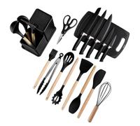 Cooking Utensils, Silicone Tools, Kitchen Set, Nonstick Accessories, Kit | Culinary Accessories Support Daily Meal Preparation for Household Kitchens, Apartment Counters, Home Use