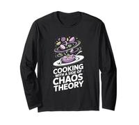 Cooking with A Side of Chaos Theory Molecular Gastronomy Long Sleeve T-Shirt