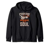 Cooking with Love provides food for the soul Zip Hoodie