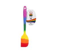 Cooking With Pride Non-Stick Mini Scraper Spatula, Heat-Safe Silicone With Iron Core, 8.5-Inch