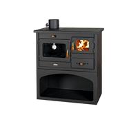 Cooking Wood Burning Stove Oven Left Flue Exit Prity 1P34 10,1kw/ Heat Exchanger