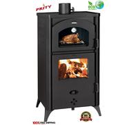 Cooking Wood Burning Stove With Oven Cooker Prity FGR D 14,5KW. Eco Planet
