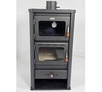 Cooking Wood Burning Stove with Oven Solid Fuel Cooker 12.1 kw Heating Prity FM