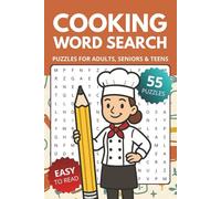 Cooking Word Search Book: Word Searches about Kitchen, Cooking & Recipes | 6x9 inches, 110 pages, 55 Puzzles | Gift for Vacations, Holidays and Relaxing Times