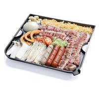 COOKKING Master Grill Pro Traditional Korean BBQ Grill Pan - Stovetop Non-Stick Indoor Outdoor Smokeless Cast Aluminum Grill Pan (MasterGrill Pro)