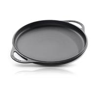 COOKLIFE 12 Inch Lightweight Pre-Seasoned Cast Iron Griddle - Smooth Polished Surface, Easy to Clean Cast Iron skillets Use in the Oven, on the Stove or Grill, Over a Campfire