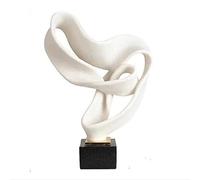COOKOE Resin Abstract Sculpture Home Decorative Figurine Desk Art Decor in Living Room Office Desktop Ornament