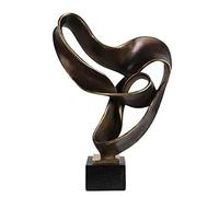 COOKOE Resin Abstract Sculpture Home Decorative Figurine Desk Art Decor in Living Room Office Desktop Ornament