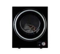 Cookology 2.5Kg Table Top Tumble Dryer In Compact Mini Size - Cmvd25Bk Black
