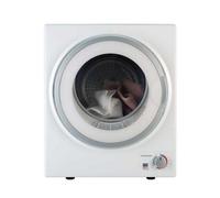 Cookology CMVD25WH Mini Vented Tumble Dryer, 2.5kg, Tabletop, Compact, Dial Controls, 4 Functions, 200 Min Timer - White