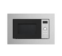 Cookology 20L Built-in Microwave Oven - 25.5cm Turntable - Stainless Steel | 800W - 5 Power Levels - 8 Auto Cooking Programmes - Defrost Function - Child Lock