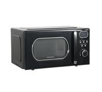 Cookology 20L Freestanding Retro Microwave 800W - 25.5cm Turntable - Black