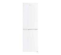 Cookology 247L Freestanding 50/50 Fridge Freezer - Frost Free - Adjustable Temperature Control & Legs - Reversible Doors & LED - 4 Star Freezer Rating - White
