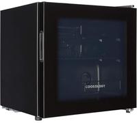 Cookology 43L Drinks Fridge - Beer & Wine Cooler - Black | Removable Shelves - 40 Can Capacity - Adjustable Temperature Control - Energy Efficient