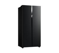 Cookology 460L Freestanding American Side-by-Side Fridge Freezer - 2 Doors - Frost Free - Adjustable Temperature Control - Super Freeze Setting - 177.5cm - Black