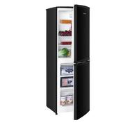 Cookology 50/50 Fridge Freezer 142L Freestanding 48cm - Black CFF1425050BK [EEK: E]