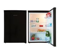 Cookology 55cm Side-by-Side Under-Counter Fridge & Freezer Pack - Black | Freestanding - Adjustable Temperature Controls & Legs - Reversible Doors - 4 Star Freezer