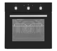 Cookology 60cm Built In Electric Fan Oven - Integrated Single Fan Oven With Mechanical Timer & Grill - Black