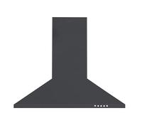 Cookology 60cm Chimney Cooker Hood - 312.6 m³/h Air Flow - Black