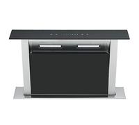Cookology 60cm Downdraft Cooker Hood - 579.7 m³/h - Black Glass | Kitchen Island Extractor Fan - Touch Slider Control Panel - Concealed in Worktop