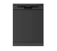 Cookology 60cm Freestanding Full Size Under Counter Dishwasher, 6 Programmes - Eco Mode - 13 Place Settings - Black