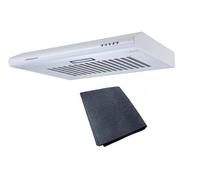 Cookology 60cm Wall Visor Cooker Hood - Extractor Fan - Filters - White