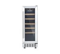 Cookology 60L Under-Counter Wine Cabinet - 20 Bottle - Stainless Steel