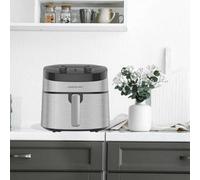 Cookology CAF72MA Air Fryer Oven 7.2 Litre, 7 Cooking Functions, Easy To Use Dial Controls, Healthy, Oil Free and Energy Saving Air Fryers - In Stainless Steel