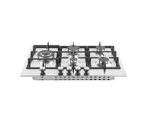 Cookology 70cm 5-Burner Gas Hob - Wok Burner - Stainless Steel