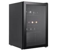 Cookology 70L Under-Counter Drinks Fridge - Beer & Wine Storage - Adjustable Temperature Control - Suitable for Cans & Bottles - Energy Efficient - Double Glazed Glass - Black