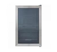Cookology 70L Under-Counter Fridge - Beer, Wine & Drinks with Adjustable Temperature Control, Energy Efficient - Stainless Steel