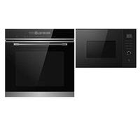 Cookology 72L Electric Built-In Oven & 25L Built-In Microwave Oven Pack