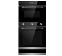 Cookology TOF600SS 72L Built-In Electric Oven, 44L Compact Microwave Oven & 22L Warming Drawer Pack